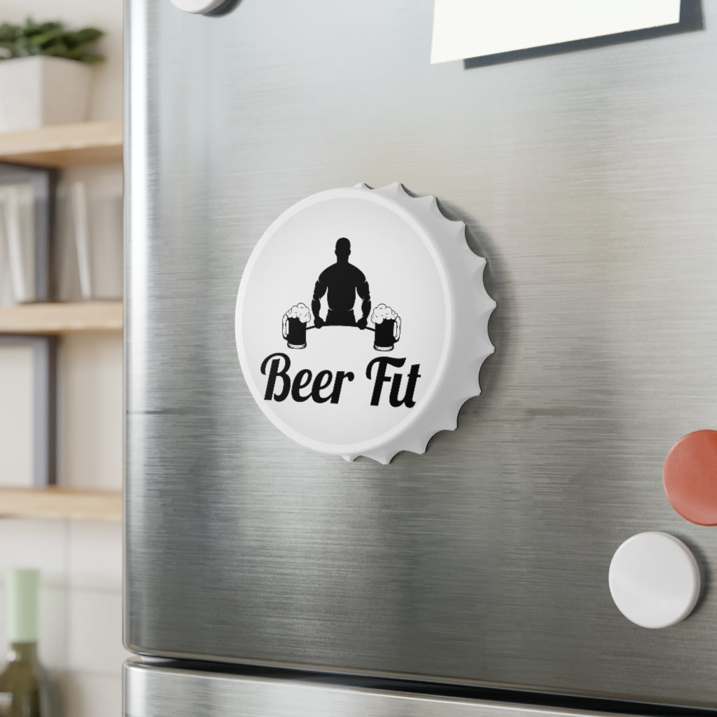 Beer Fit Bottle Opener (Magnetic Back)