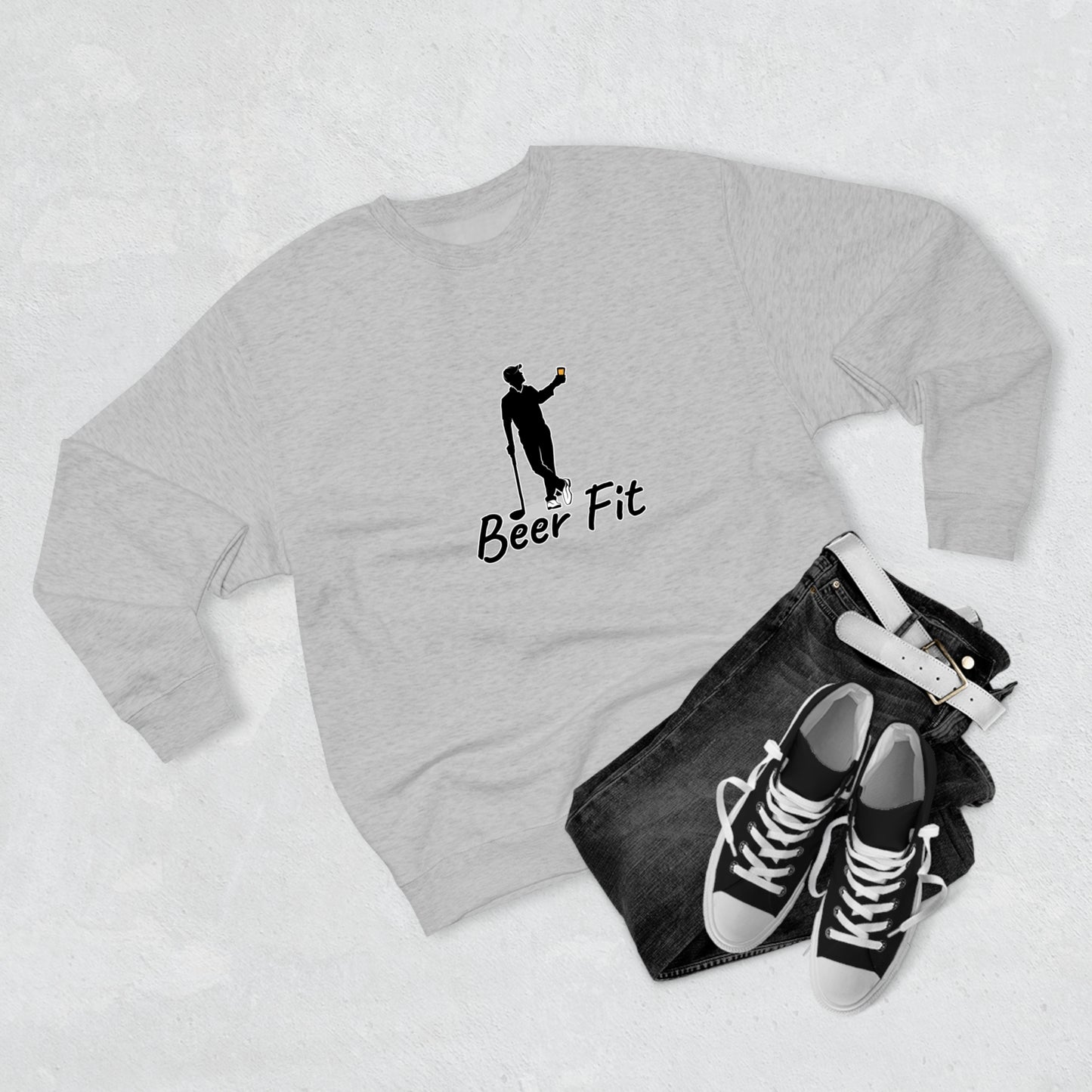 Beer Fit Golf Crewneck Sweatshirt