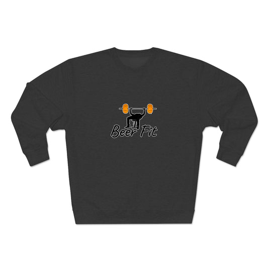 Beer Fit Pumpkin Premium Crewneck Sweatshirt