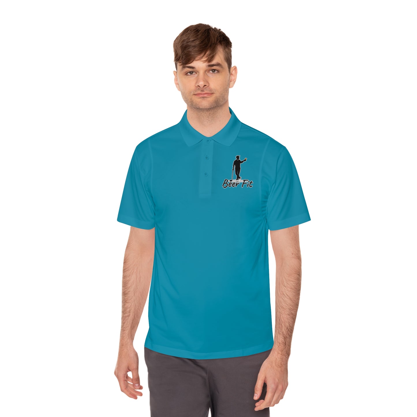 Men's Beer Fit Golf Polo