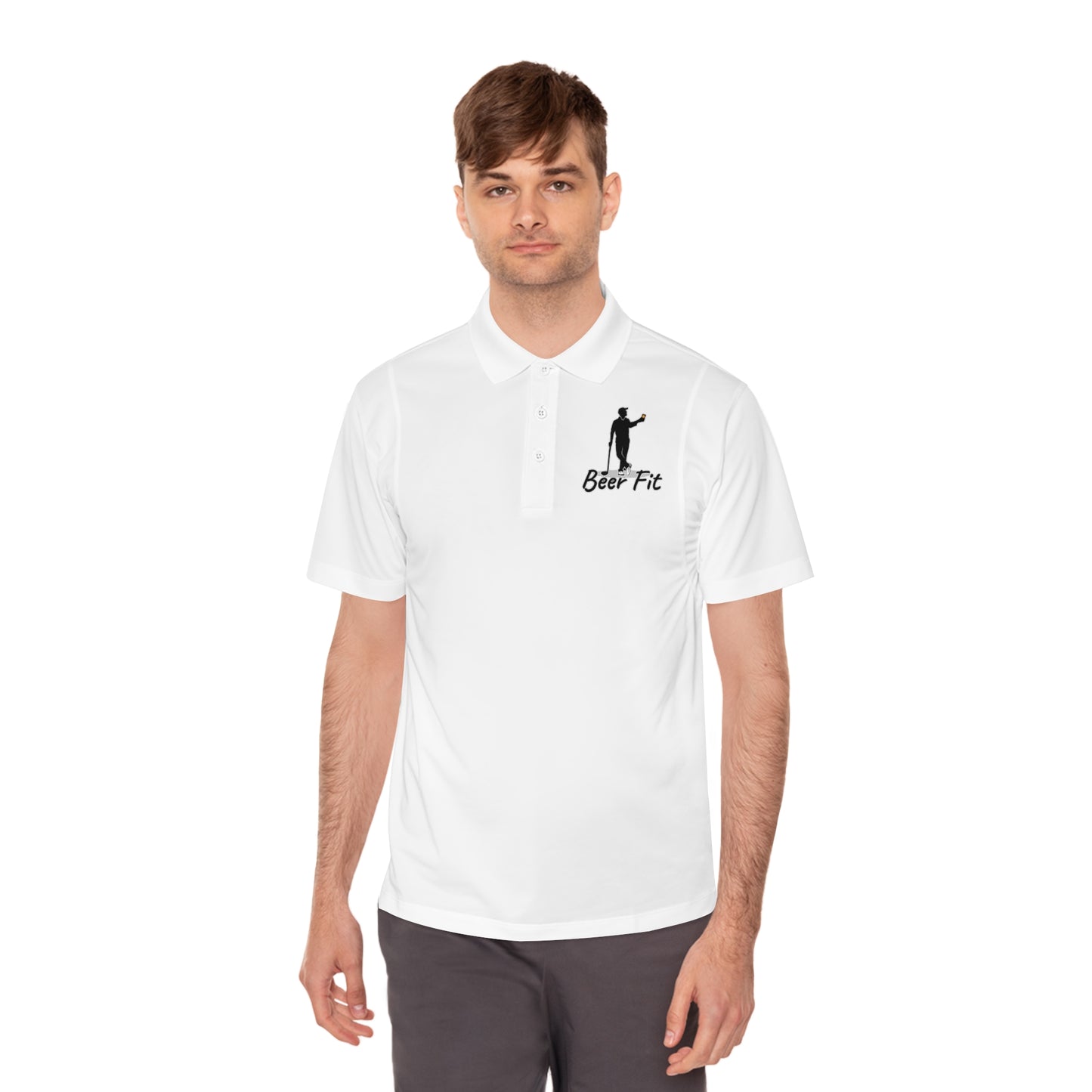 Men's Beer Fit Golf Polo