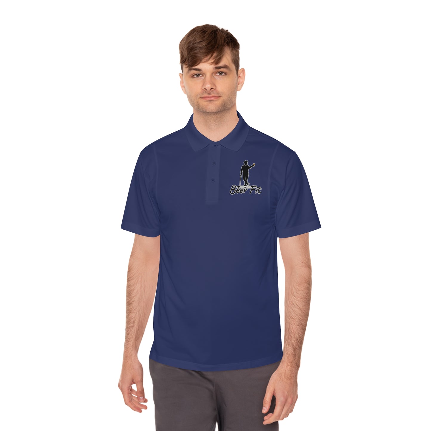 Men's Beer Fit Golf Polo