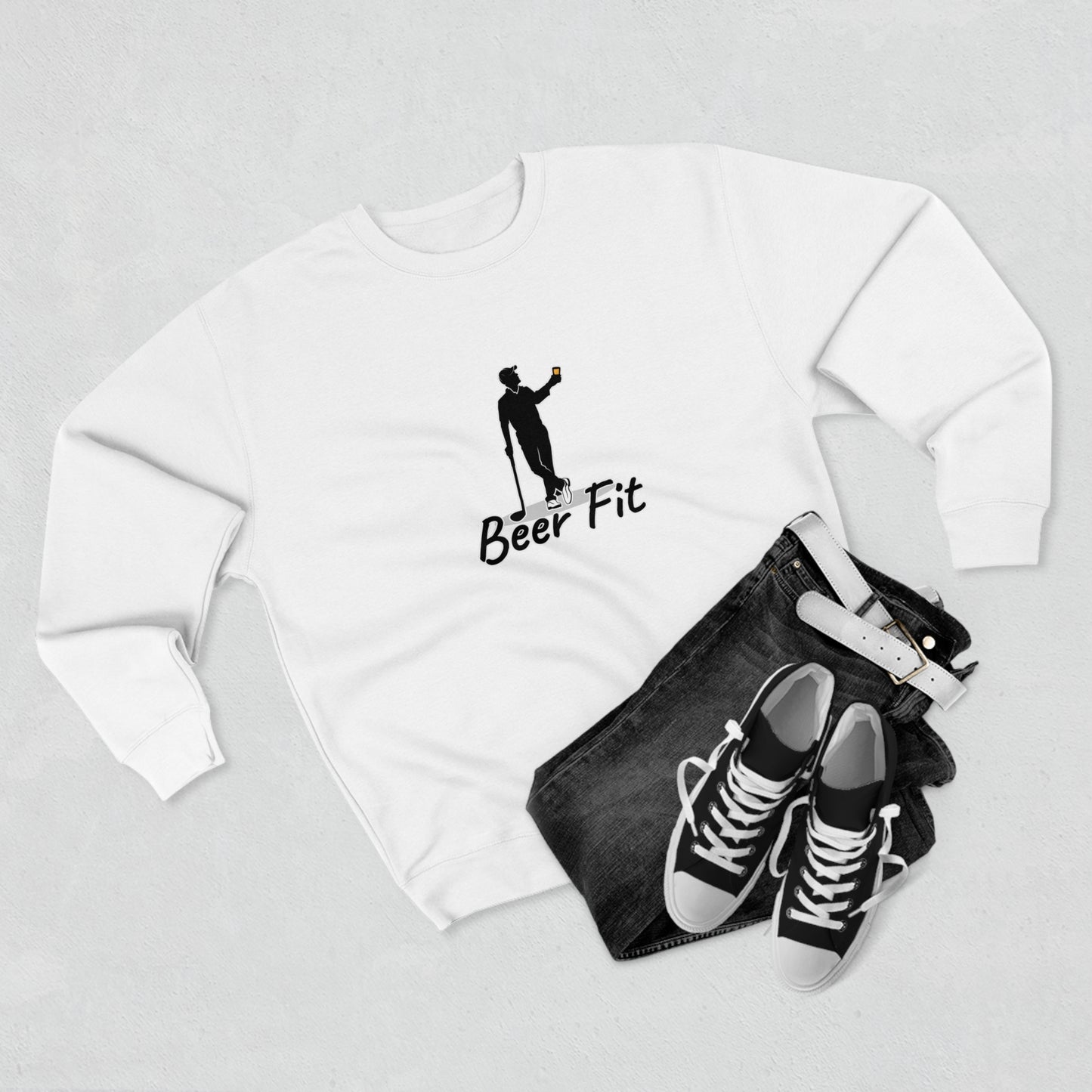 Beer Fit Golf Crewneck Sweatshirt