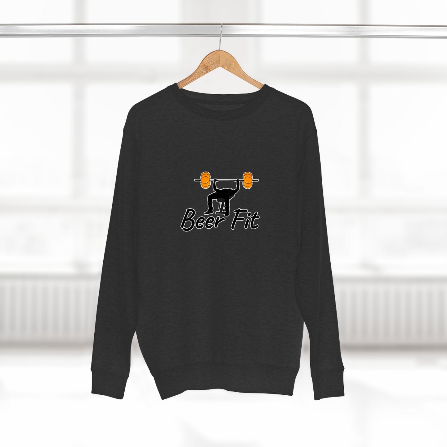 Beer Fit Pumpkin Premium Crewneck Sweatshirt