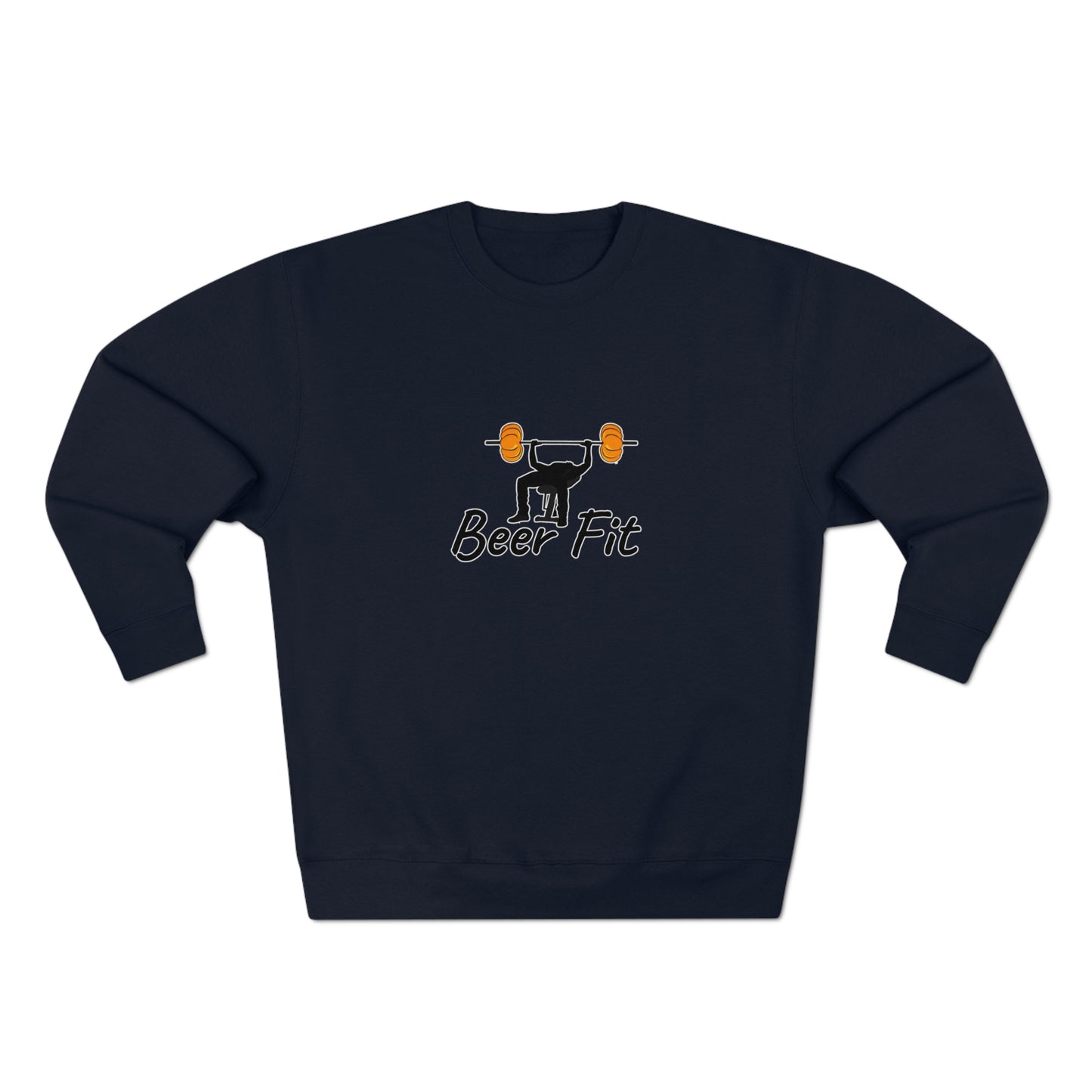 Beer Fit Pumpkin Premium Crewneck Sweatshirt