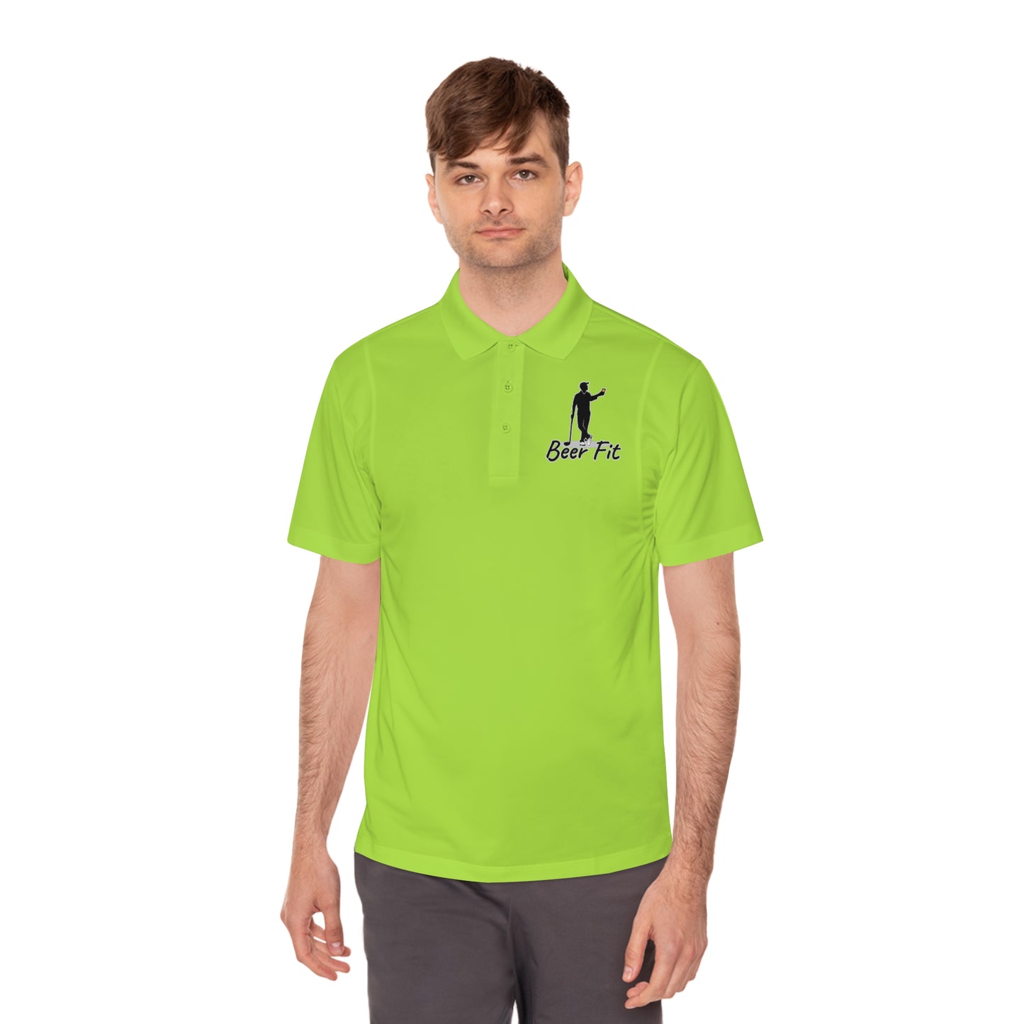 Men's Beer Fit Golf Polo