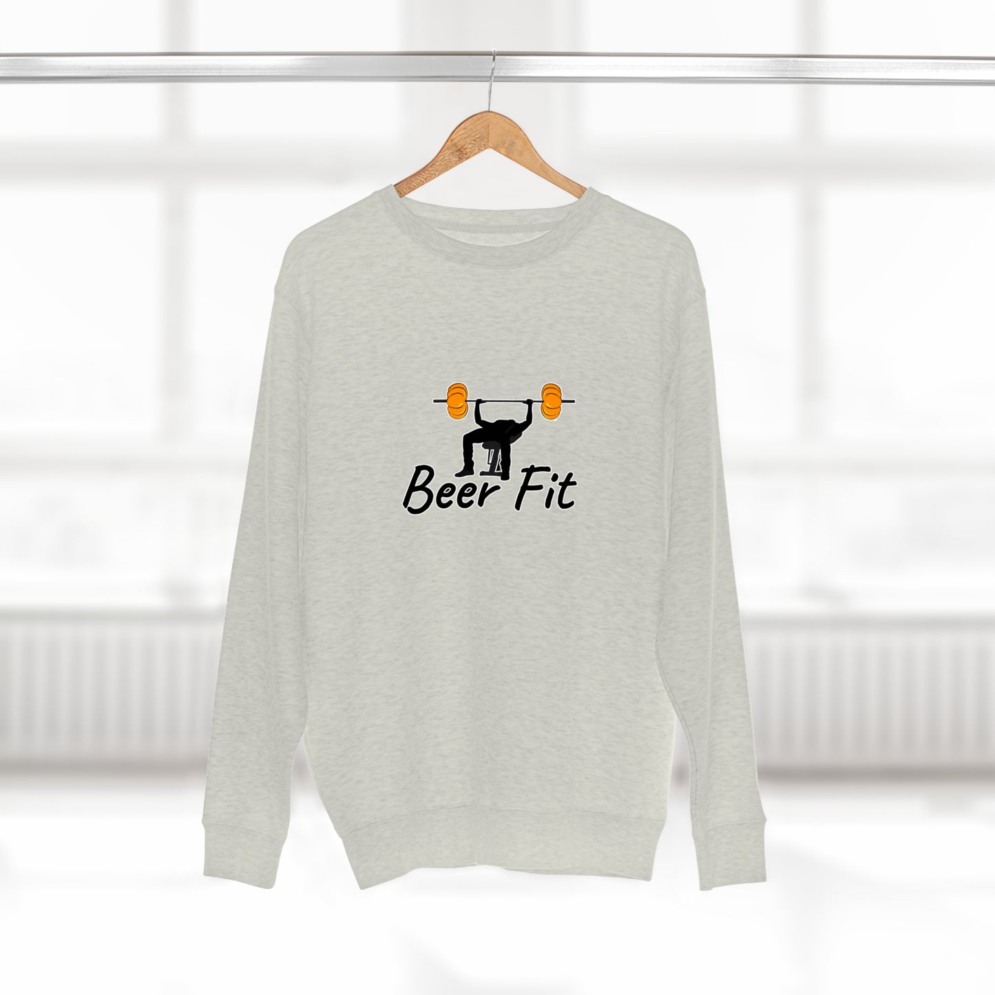 Beer Fit Pumpkin Premium Crewneck Sweatshirt