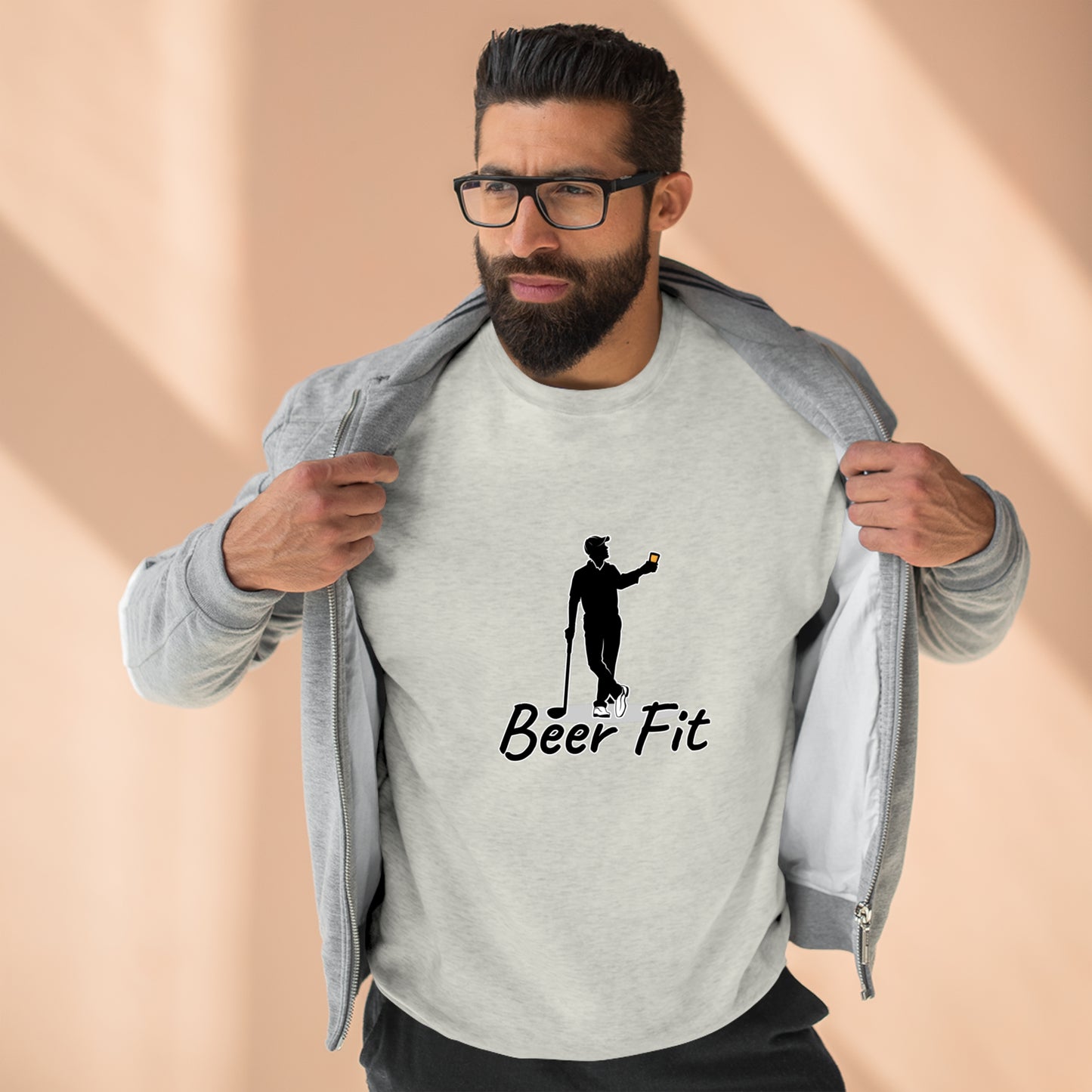 Beer Fit Golf Crewneck Sweatshirt