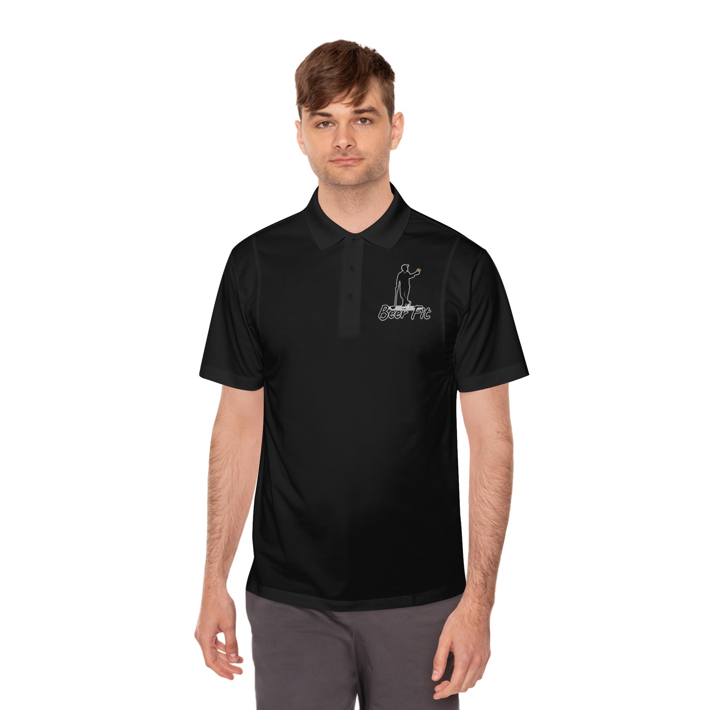 Men's Beer Fit Golf Polo