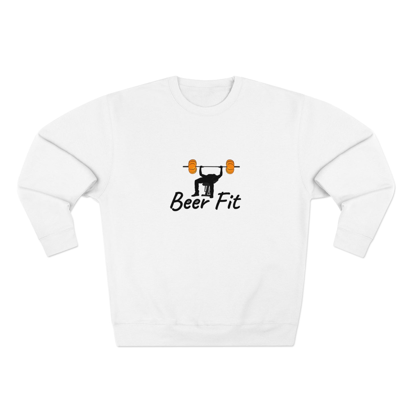 Beer Fit Pumpkin Premium Crewneck Sweatshirt