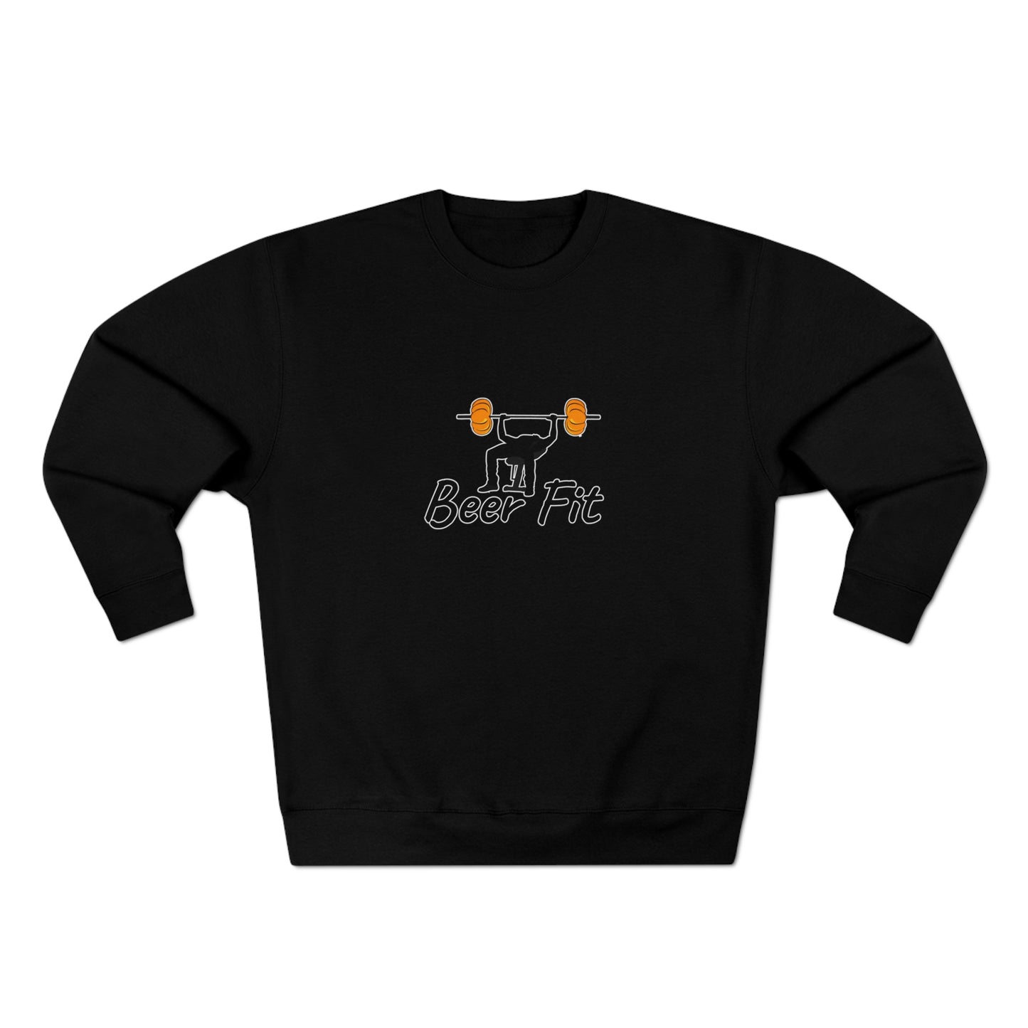 Beer Fit Pumpkin Premium Crewneck Sweatshirt