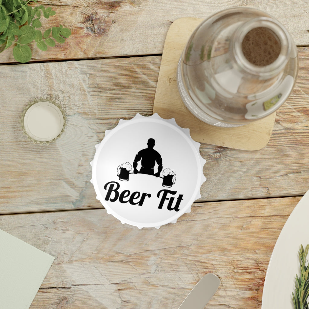 Beer Fit Bottle Opener (Magnetic Back)