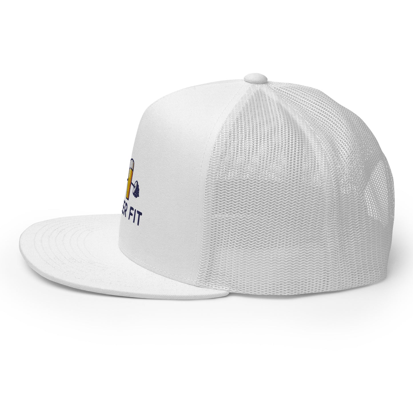 All White Trucker Cap