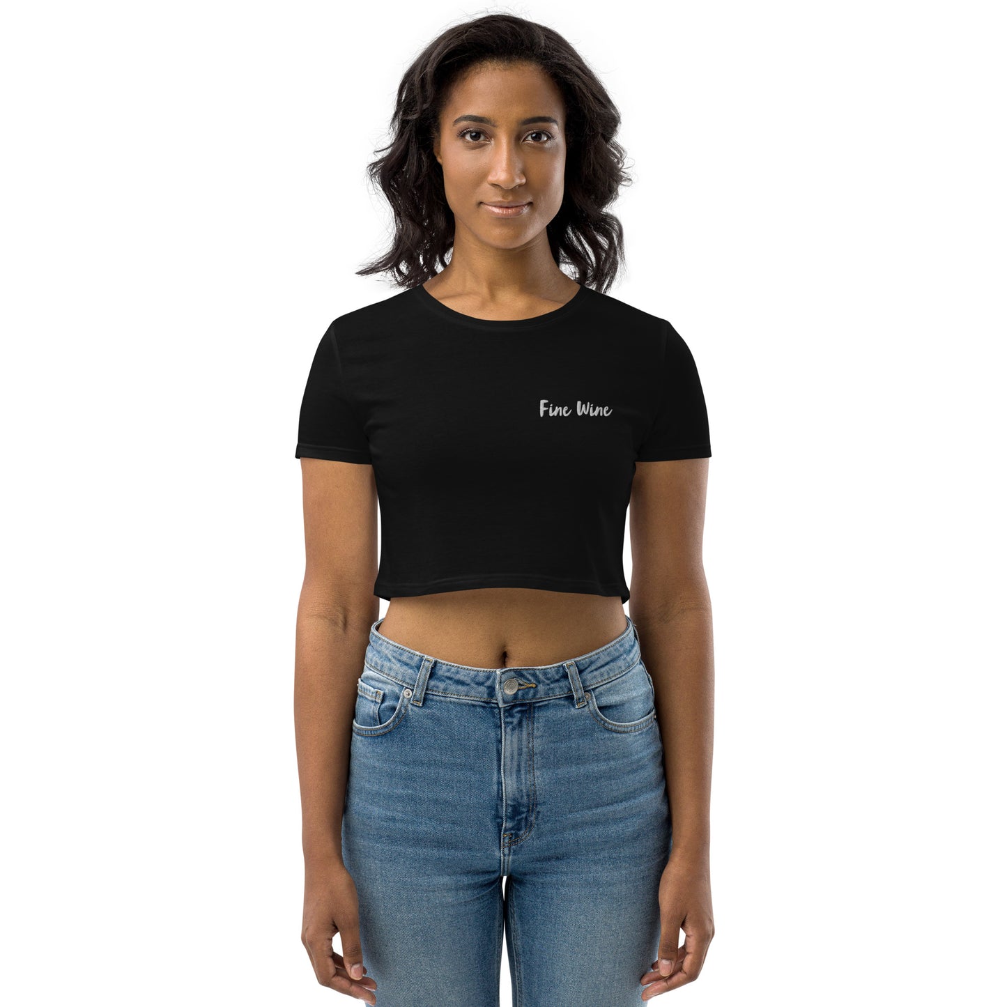 Organic Fine Wine Crop Top