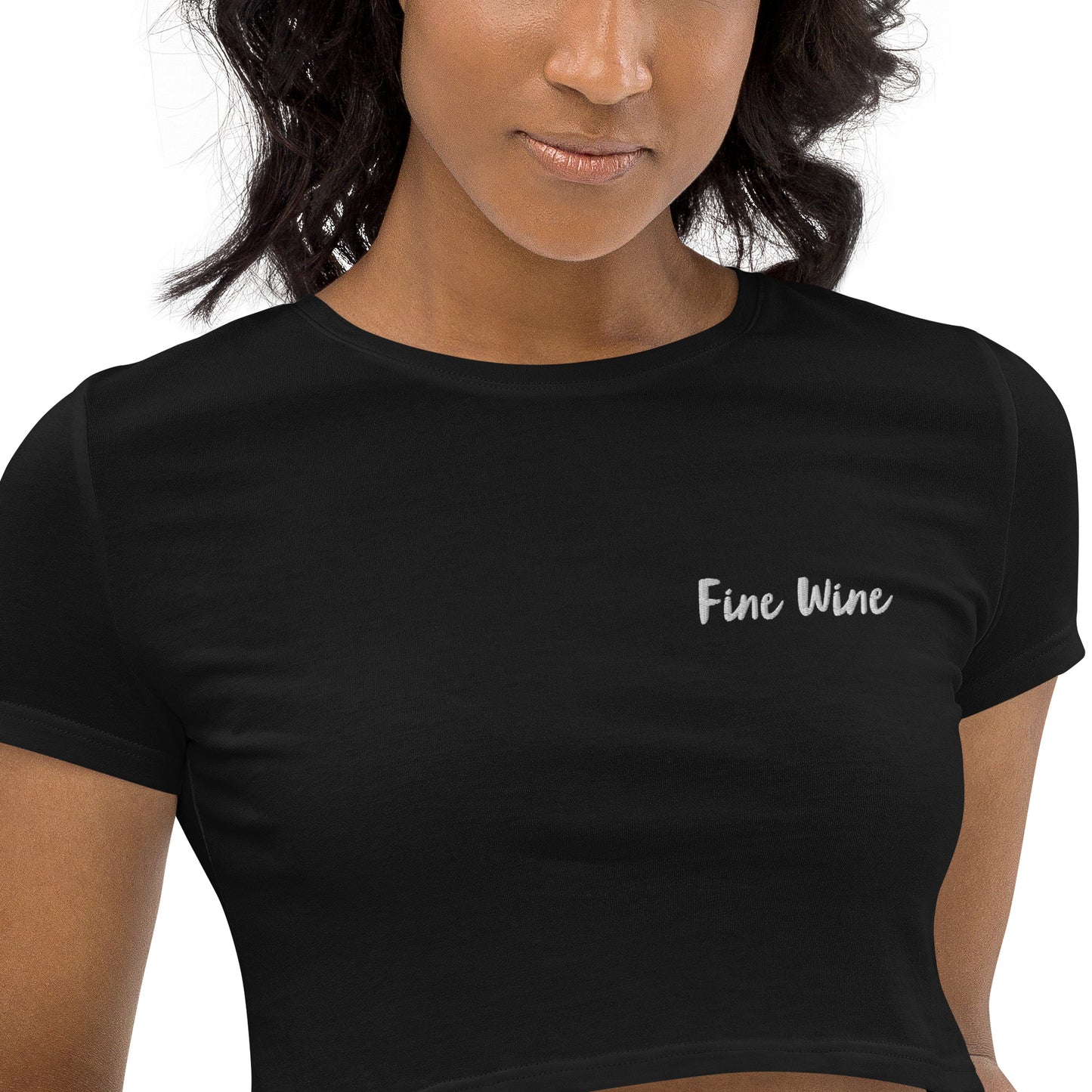 Organic Fine Wine Crop Top