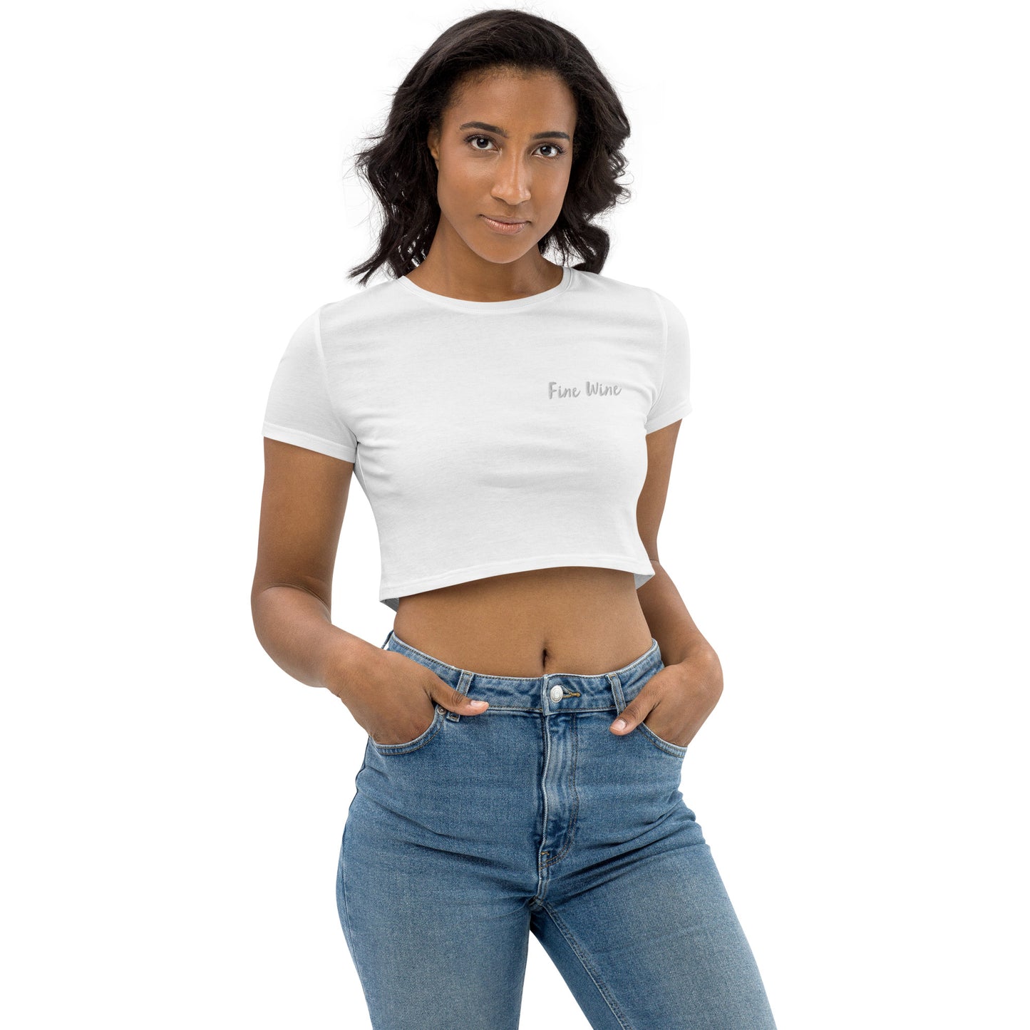 Organic Fine Wine Crop Top