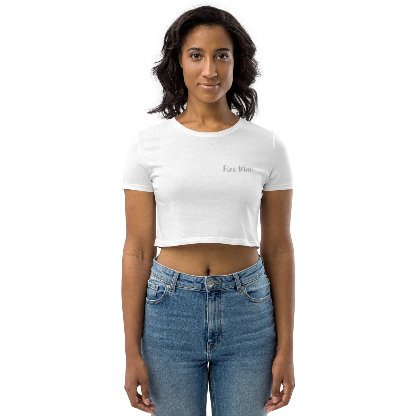 Organic Fine Wine Crop Top