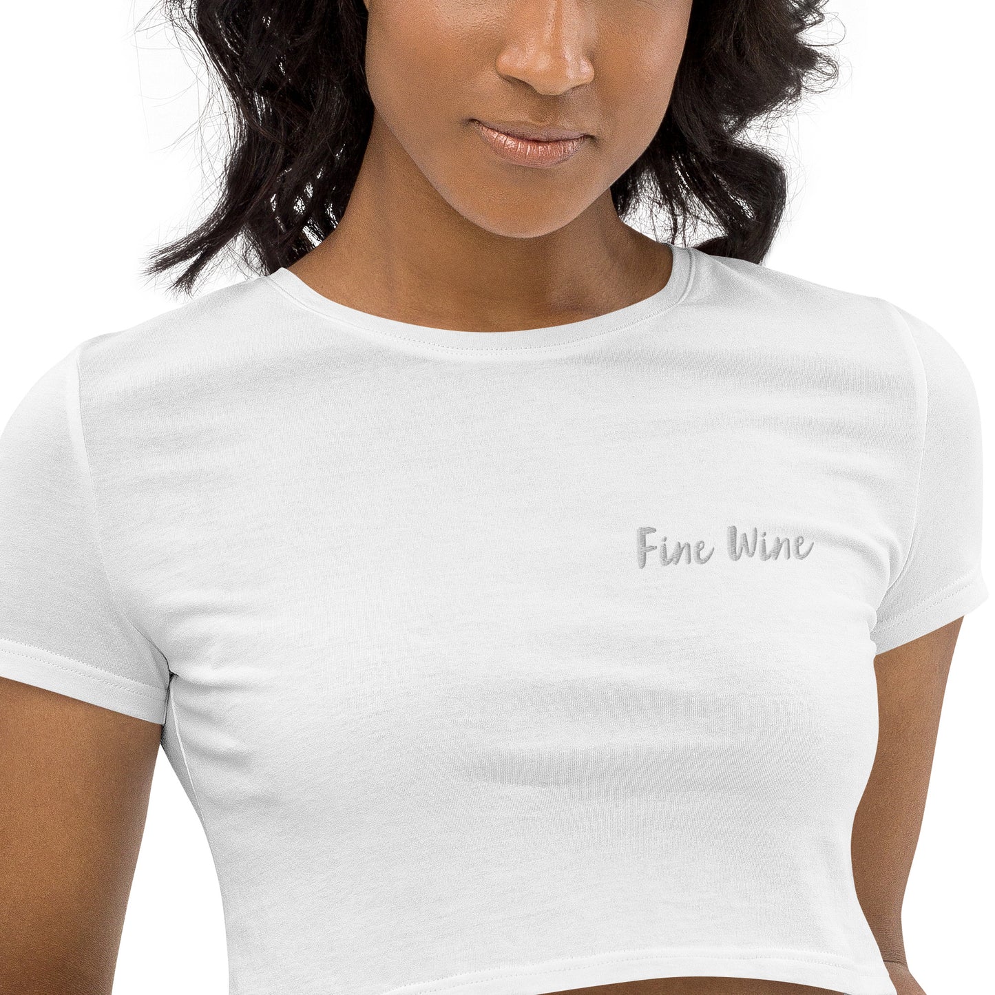 Organic Fine Wine Crop Top