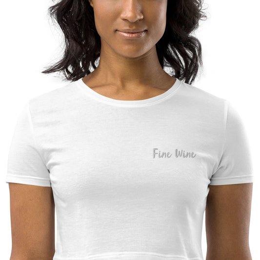 Organic Fine Wine Crop Top